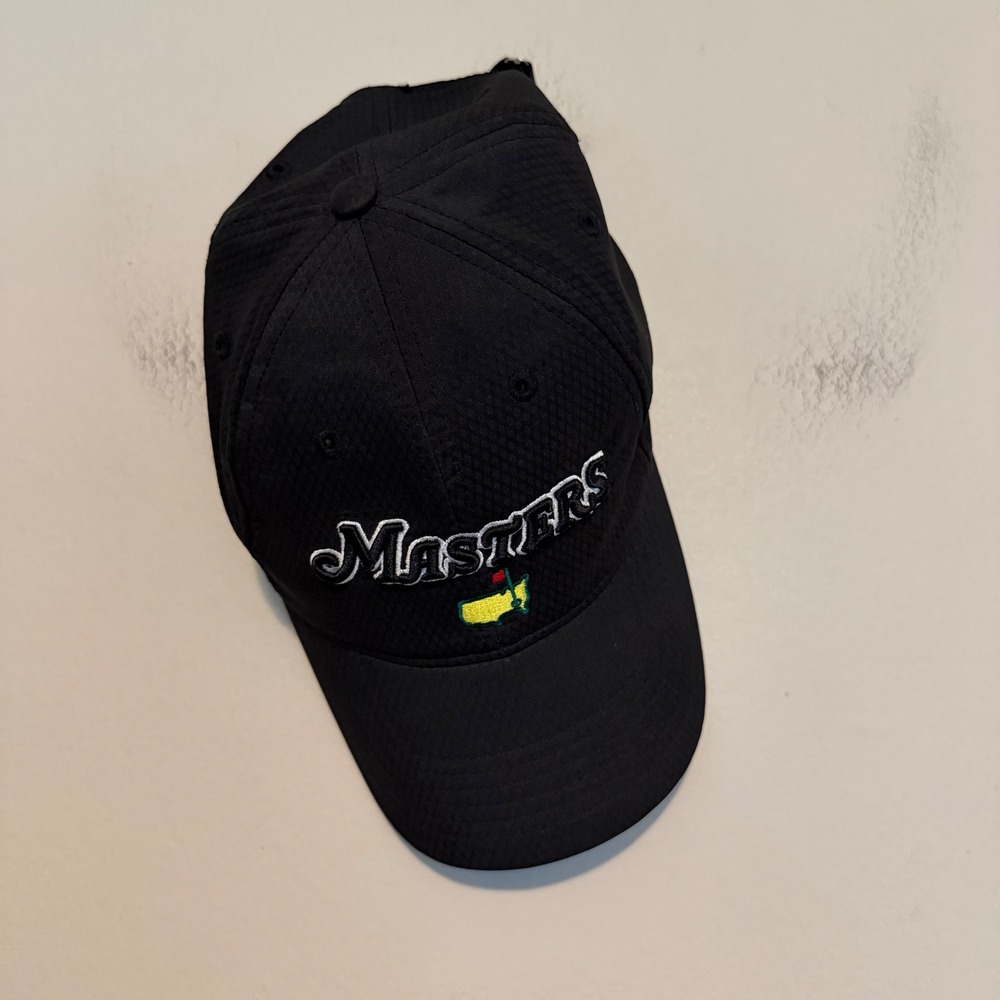 2022 Masters Augusta National Ahead Black Performance Golf Hat Cap UPF 30+